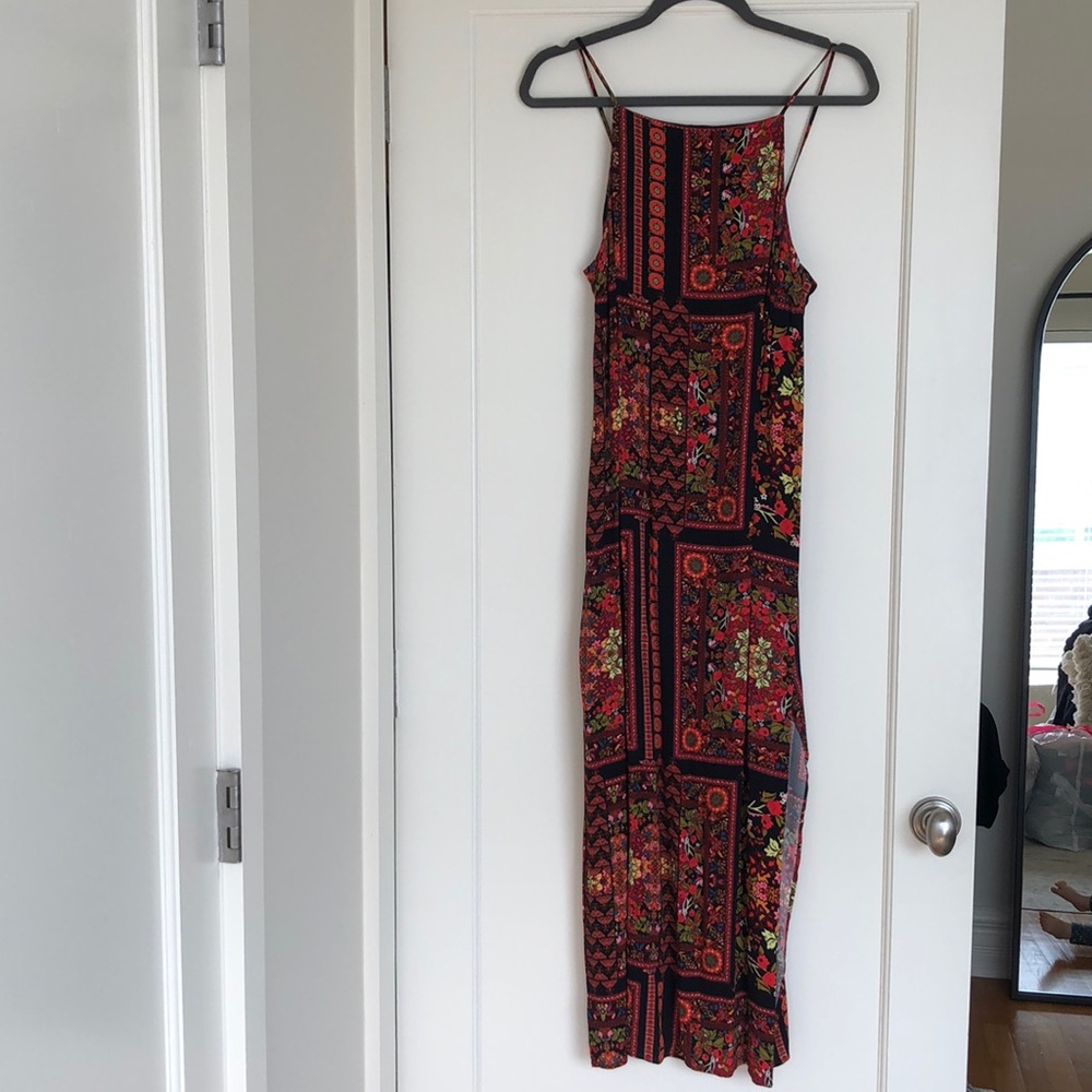 Fun, colorful midi dress